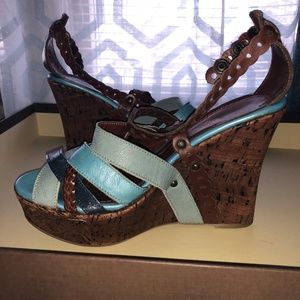 Miss Sixty cork wedge platform